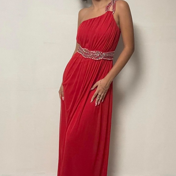 City Triangles One Shoulder Evening/Prom Dress - Picture 4 of 4